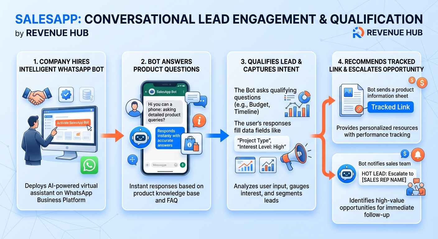 Flujo de bot inteligente SalesApp